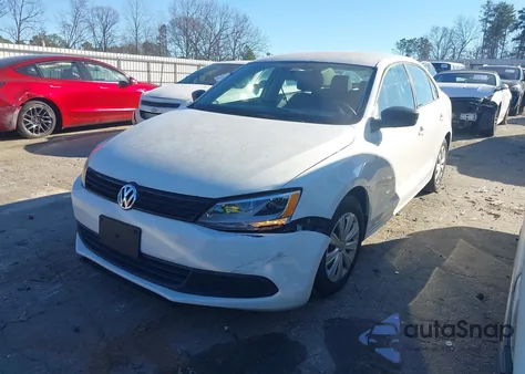 2013 Volkswagen Jetta 2.0L S from USA, damaged, VIN 3VW2K7AJ7DM393787